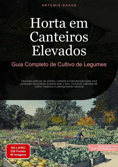 Horta em Canteiros Elevados: Guia Completo de Cultivo de Legumes - Artemis Saage - Portugu&ecirc;s
