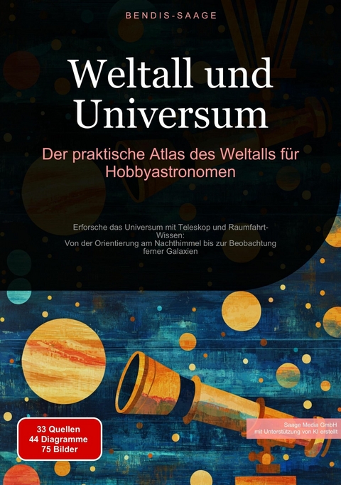 Weltall und Universum: Der praktische Atlas des Weltalls f&uuml;r Hobbyastronomen - Bendis A. I. Saage - Deutschland