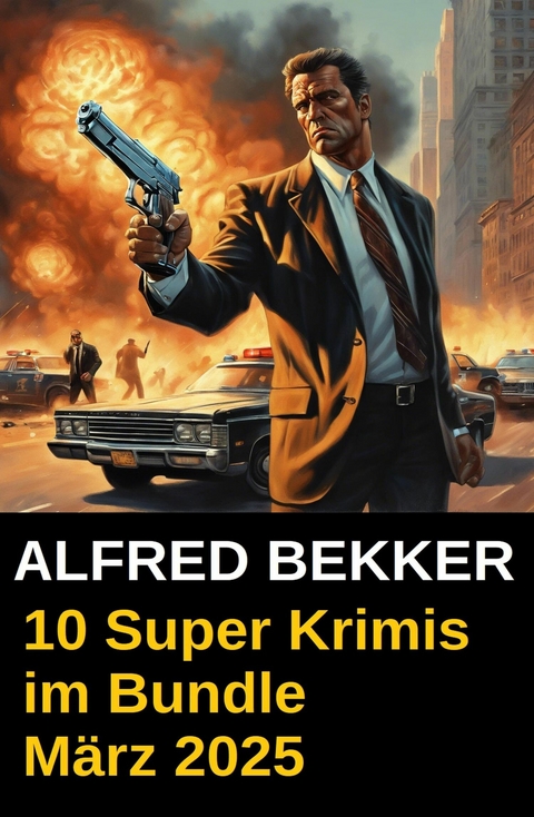 10 Super Krimis im Bundle März 2025 -  Alfred Bekker