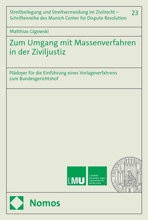 Zum Umgang mit Massenverfahren in der Ziviljustiz - Matthias Gigowski