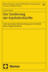 Der Sonderweg der Kapitaleink&uuml;nfte - Carolin Knittel