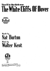 The White Cliffs Of Dover - Walter Kent, Nat Burton