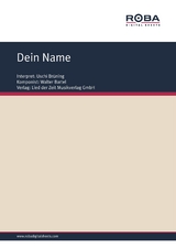 Dein Name - Walter Bartel, Monika Jacobs