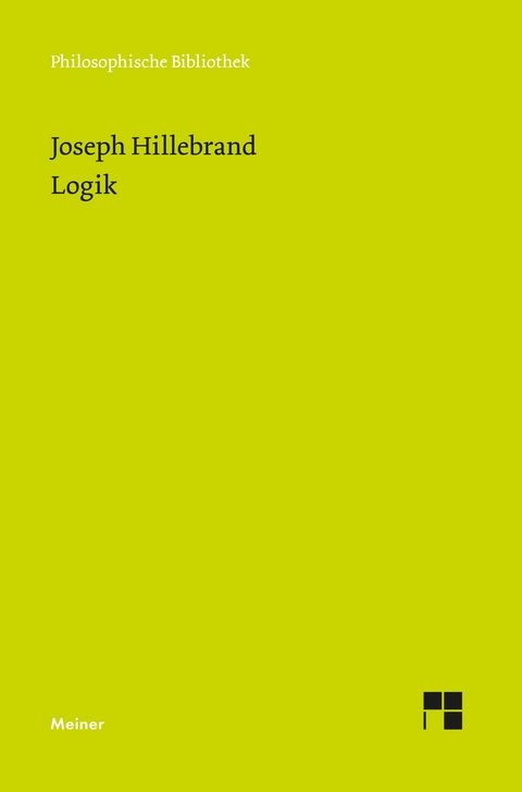 Logik -  Joseph Hillebrand