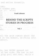 Behind the Scripts Stories in Progress - Frank Lehmann