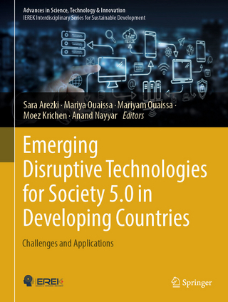 Emerging Disruptive Technologies for Society 5.0 in Developing Countries