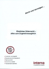 Eheliches G&uuml;terrecht - alles zum Zugewinnausgleich - Christina Klein
