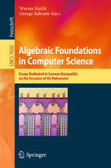 Algebraic Foundations in Computer Science - 