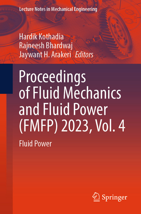 Proceedings of Fluid Mechanics and Fluid Power (FMFP) 2023, Vol. 4 - 