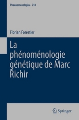 La ph&eacute;nom&eacute;nologie g&eacute;n&eacute;tique de Marc Richir - Florian Forestier