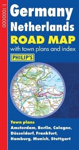 Philip's Germany and Netherlands Road Map - 