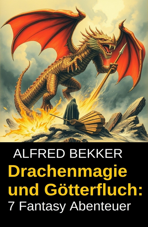 Drachenmagie und G&ouml;tterfluch: 7 Fantasy Abenteuer -  Alfred Bekker