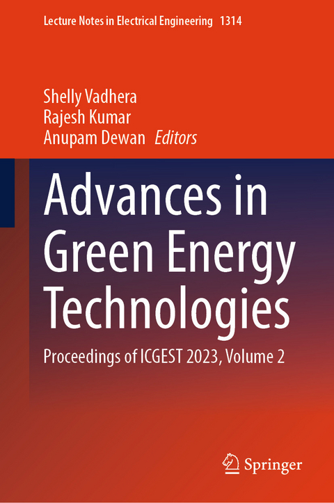 Advances in Green Energy Technologies - 