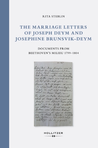 The Marriage Letters of Joseph Deym and Josephine Brunsvik-Deym