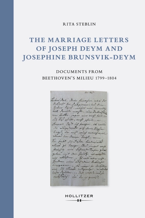 The Marriage Letters of Joseph Deym and Josephine Brunsvik-Deym -  Rita Steblin