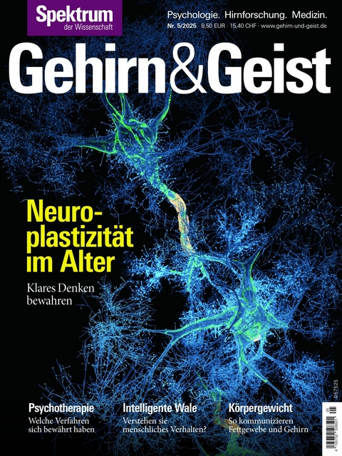 Gehirn&Geist 5/2025 Neuroplastizit&auml;t im Alter