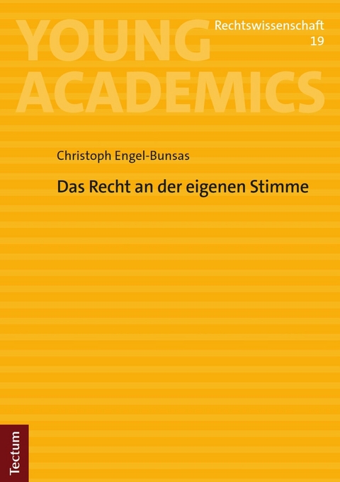 Das Recht an der eigenen Stimme - Christoph Engel-Bunsas