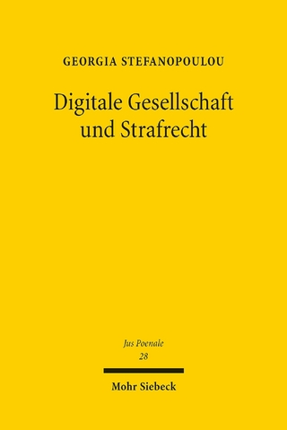 Digitale Gesellschaft und Strafrecht