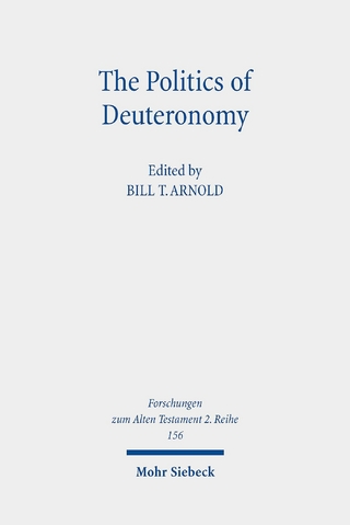The Politics of Deuteronomy