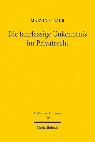 Die fahrlässige Unkenntnis im Privatrecht