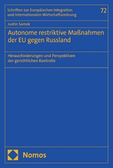 Autonome restriktive Maßnahmen der EU gegen Russland -  Justin Samek