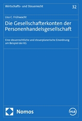 Die Gesellschafterkonten der Personenhandelsgesellschaft - Lisa C. Fr&uuml;hwacht