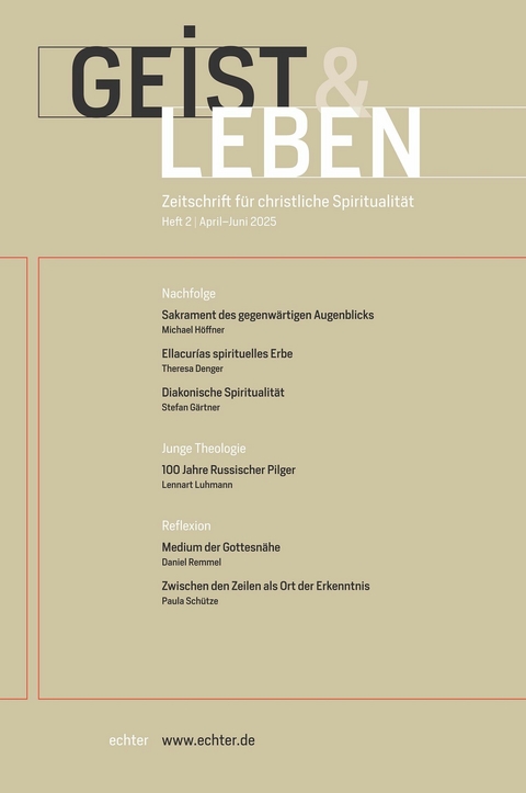 Geist & Leben 2/2025 -  Christoph Benke