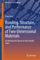 Bonding, Structure, and Performance of Two-Dimensional Materials -  Peter Hess