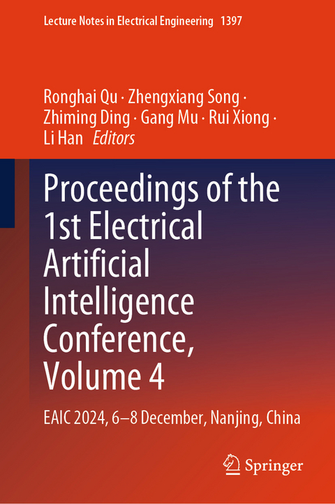 Proceedings of the 1st Electrical Artificial Intelligence Conference, Volume 4 - 