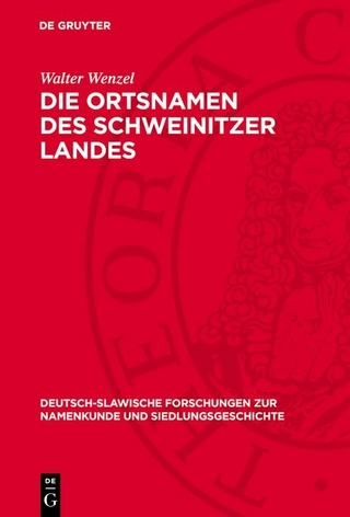 Die Ortsnamen des Schweinitzer Landes