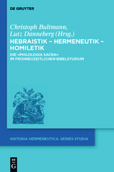 Hebraistik &ndash; Hermeneutik &ndash; Homiletik - 