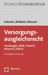 Versorgungsausgleichsrecht - Frank G&ouml;tsche, Frank Rehbein, Christian Breuers