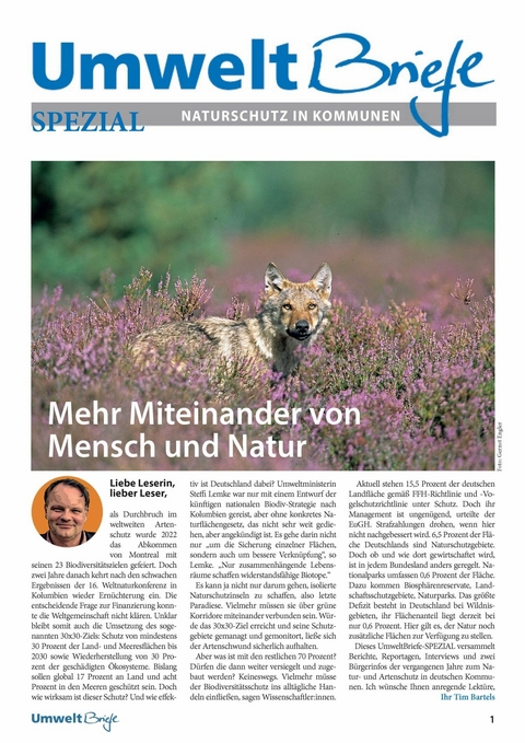 Umweltbriefe SPEZIAL - Naturschutz in Kommunen