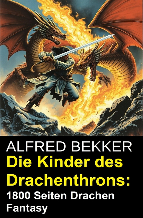 Die Kinder des Drachenthrons: 1800 Seiten Drachen Fantasy -  Alfred Bekker