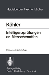Intelligenzpr&uuml;fungen an Menschenaffen - W. K&ouml;hler
