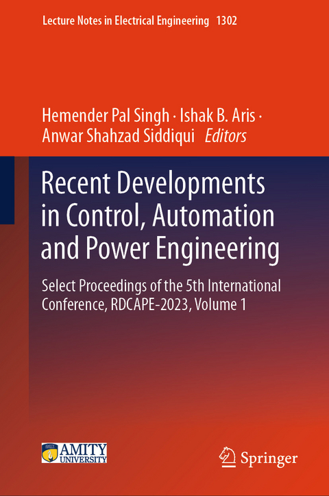 Recent Developments in Control, Automation and Power Engineering - 