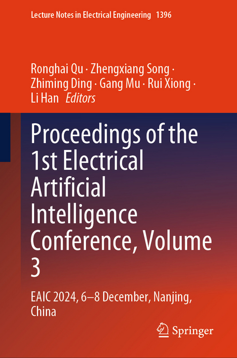 Proceedings of the 1st Electrical Artificial Intelligence Conference, Volume 3 - 