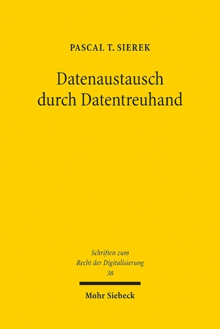 Datenaustausch durch Datentreuhand