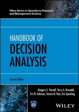 Handbook of Decision Analysis - Gregory S. Parnell, Terry A. Bresnick, Eric R. Johnson, Steven N. Tani, Eric Specking