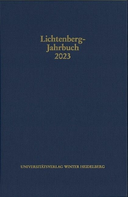 Lichtenberg-Jahrbuch 2023 - 