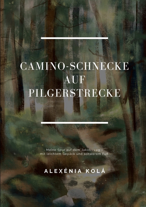 Caminoschnecke auf Pilgerstrecke -  Alex&eacute;nia Kol&aacute;