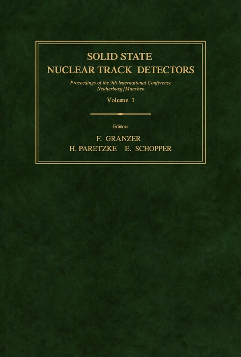 Solid State Nuclear Track Detectors - 