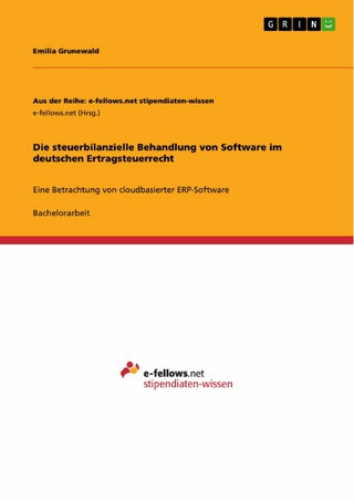 Die steuerbilanzielle Behandlung von Software im deutschen Ertragsteuerrecht