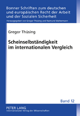Scheinselbstaendigkeit im internationalen Vergleich - Gregor Th&uuml;sing