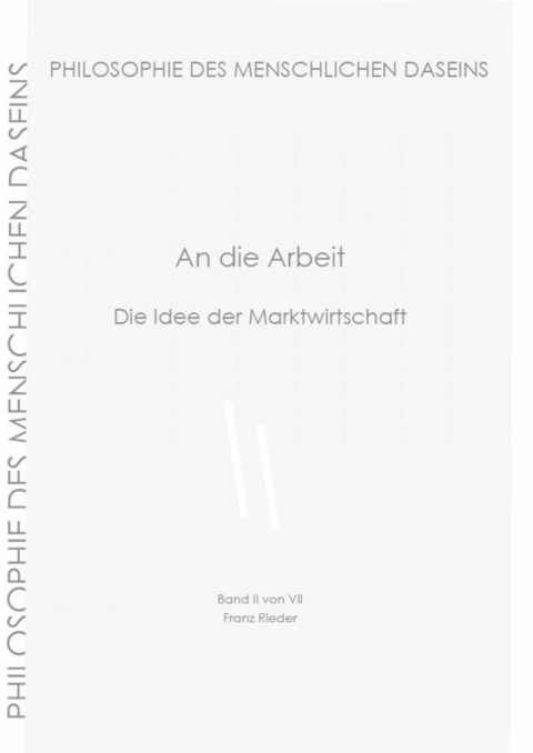 An die Arbeit - Franz Rieder