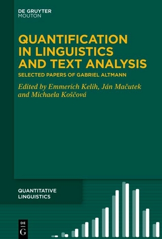 Quantification in Linguistics and Text Analysis
