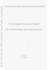 Vom Eigentum zum Markt - Franz Rieder