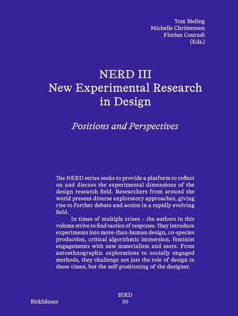 NERD III - New Experimental Research in Design - 