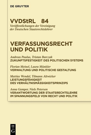 Verfassungsrecht und Politik