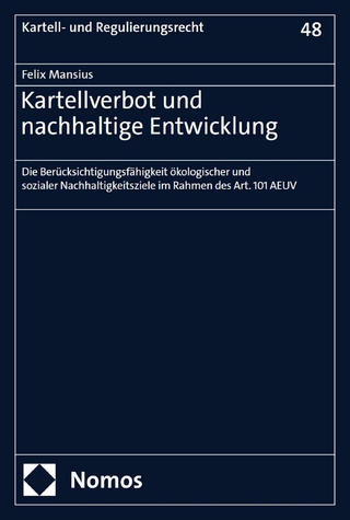 Kartellverbot und nachhaltige Entwicklung